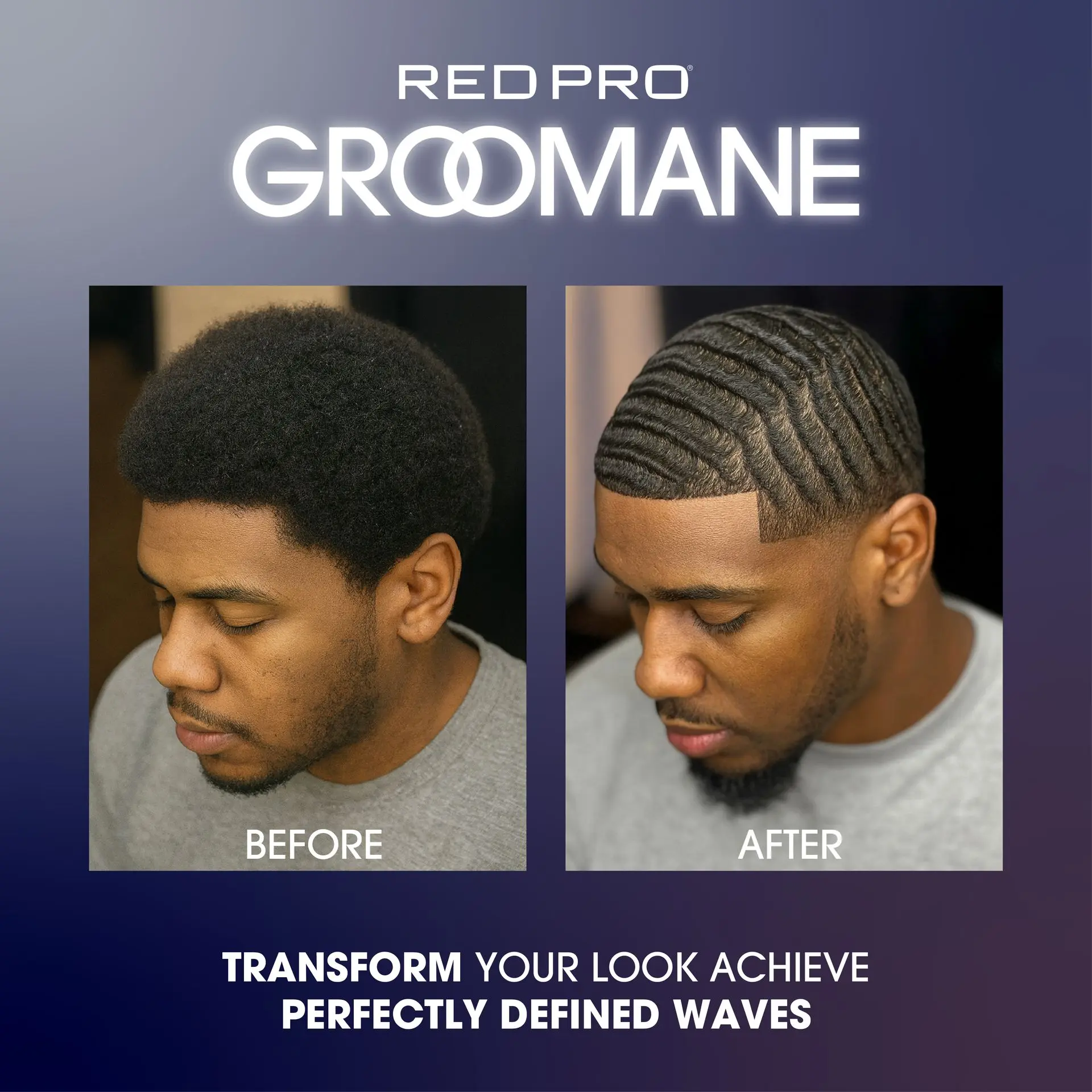 Red PRO Groomane Wave Control Pomade - Ultimate Hold, Moisture & Shine - Image 5