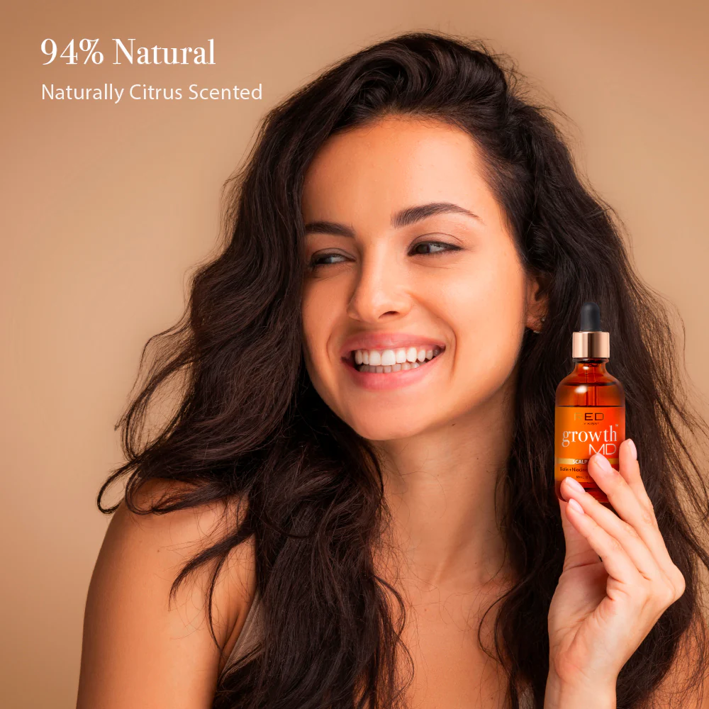 RED by KISS Growth MD Scalp Serum Biotin, Niacinamide, Panthenol, Rosemary Oil Infused - Image 4