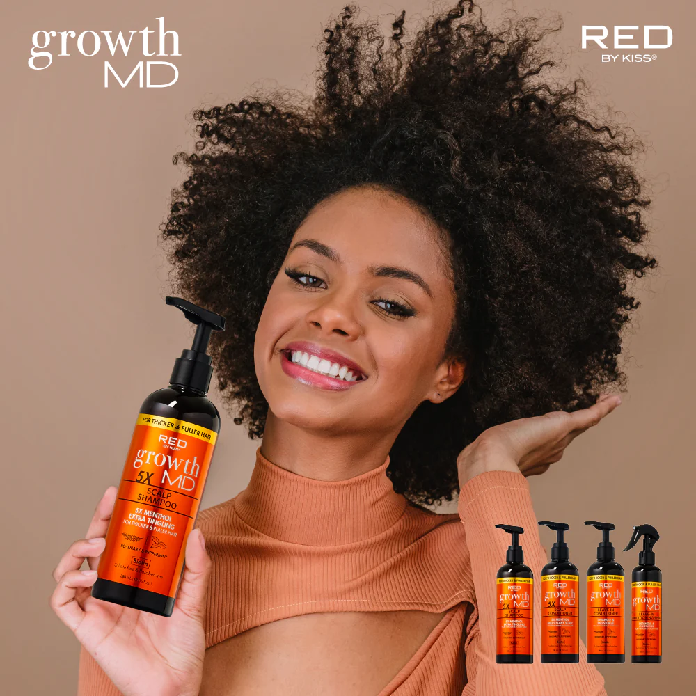 RED by KISS Growth MD Shampoo Pocket-Sized - Image 5