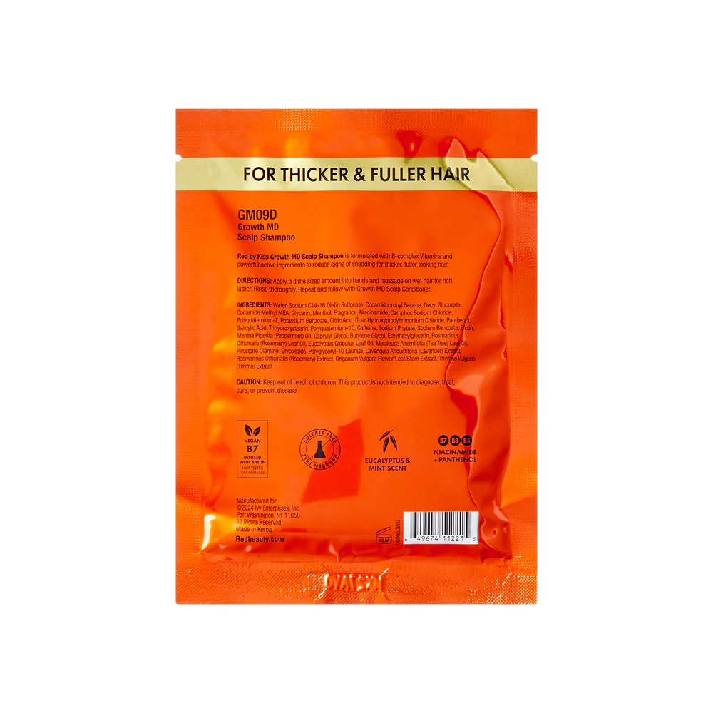 RED by KISS Growth MD Shampoo Pocket-Sized - Image 7