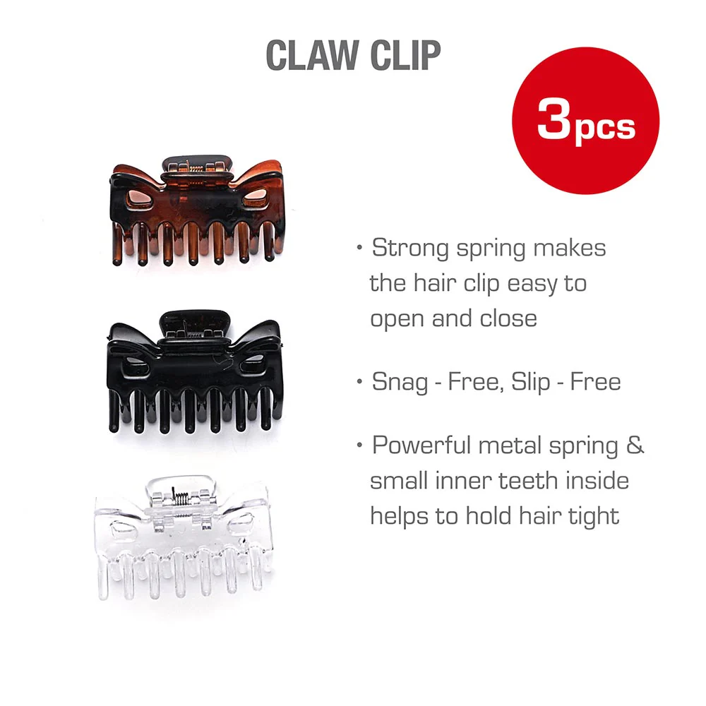 RED by KISS Hair Claw Clip - Image 13