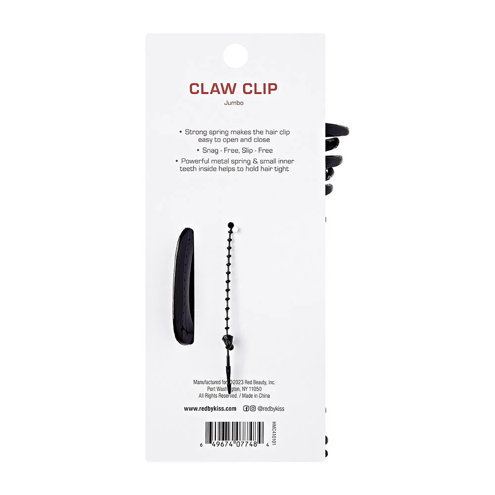 RED by KISS Hair Claw Clip - Image 3