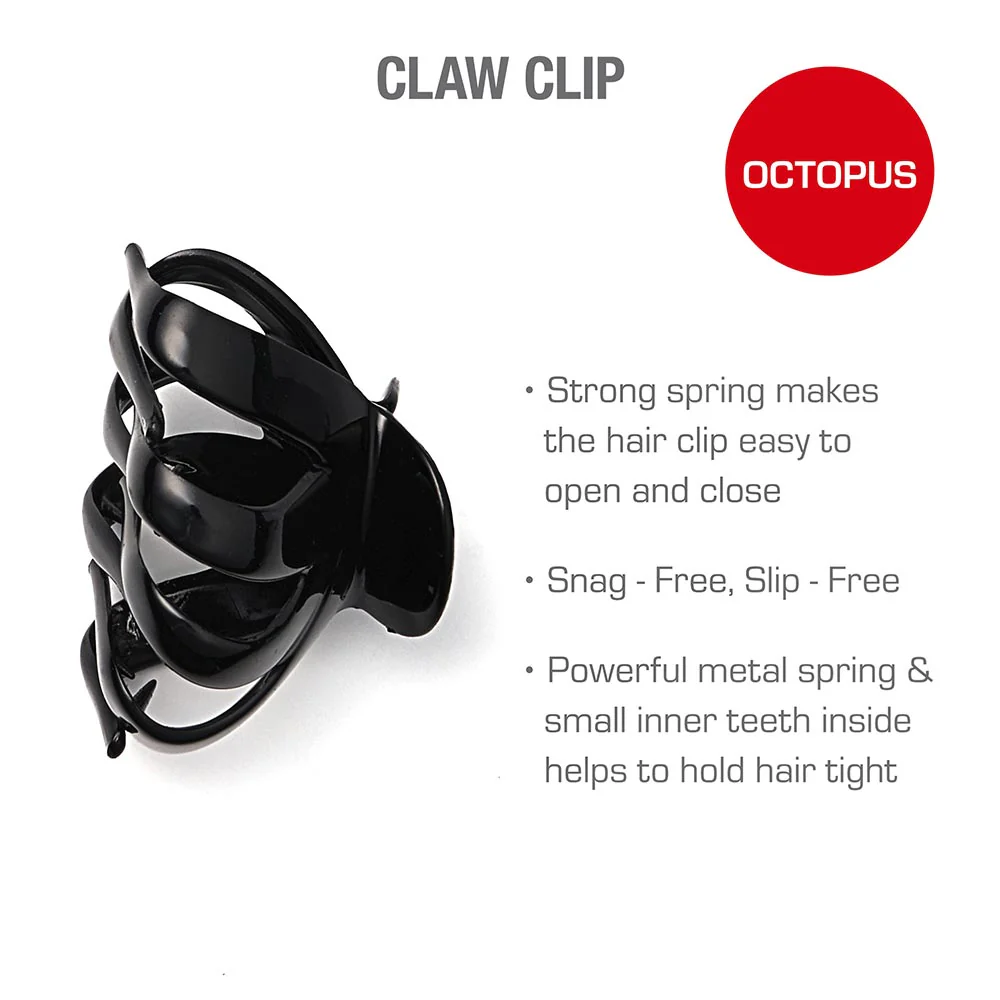 RED by KISS Hair Claw Clip - Image 9