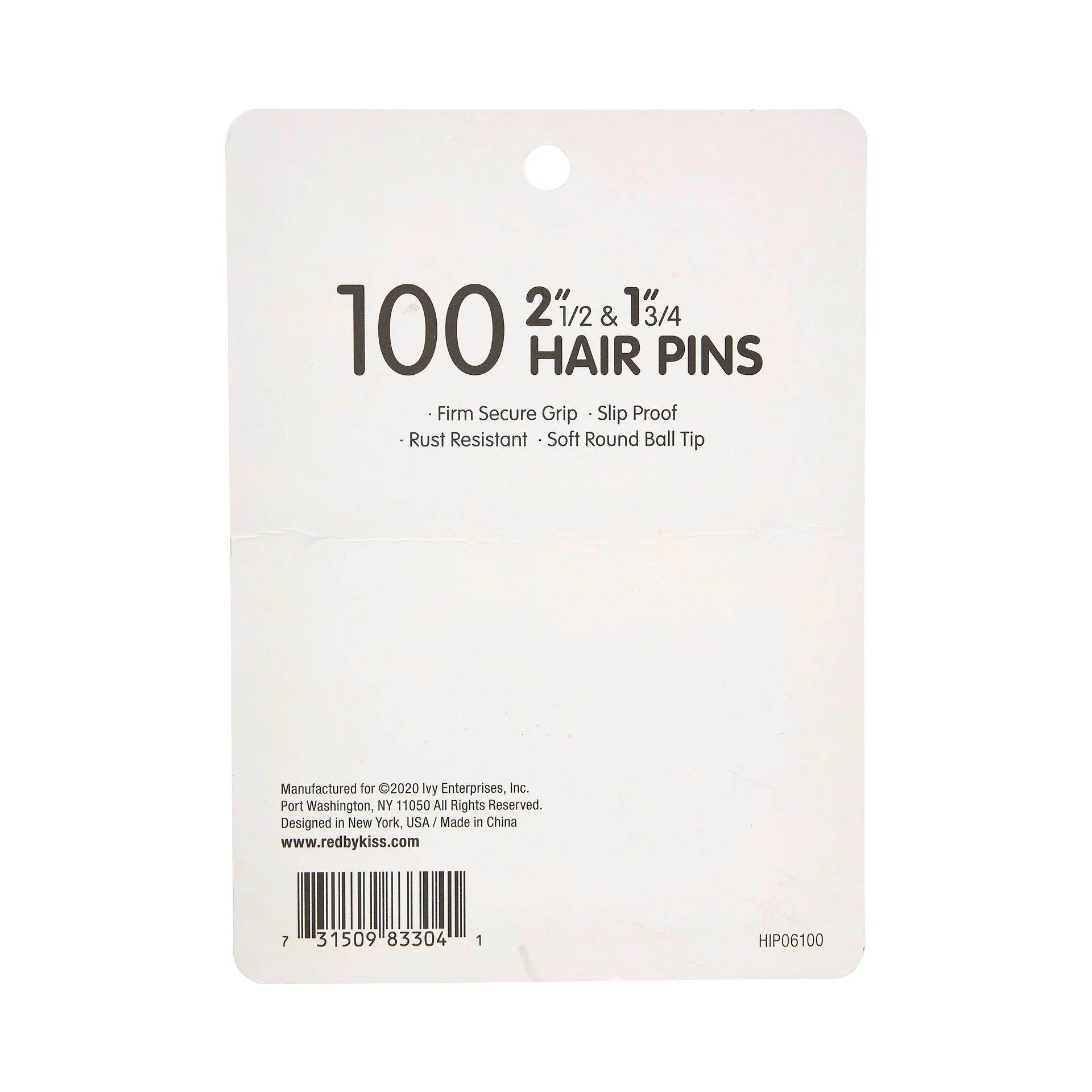 RED by KISS Hair Pins 1 3/4" & 2 1/2" (100pcs) - Image 2