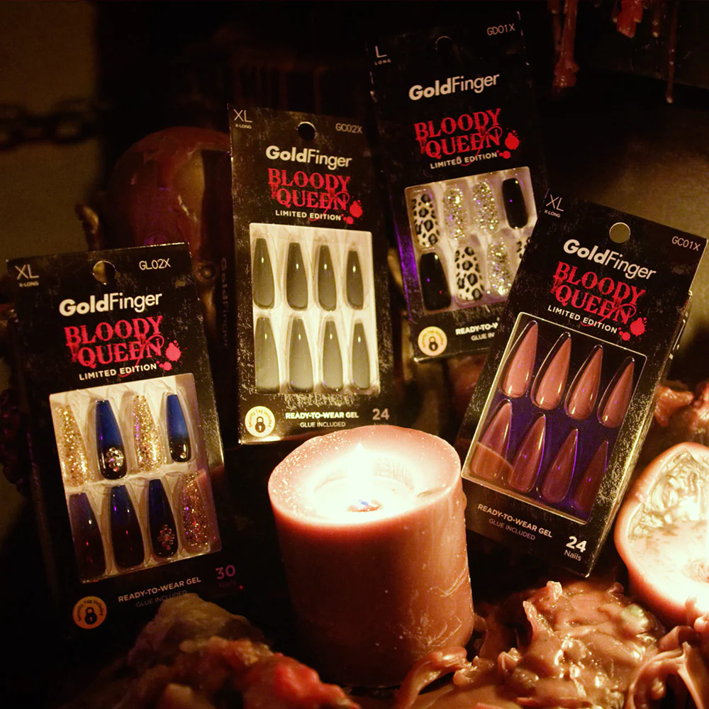 Gold Finger Halloween Edition Bloody Queen Nails - Image 5