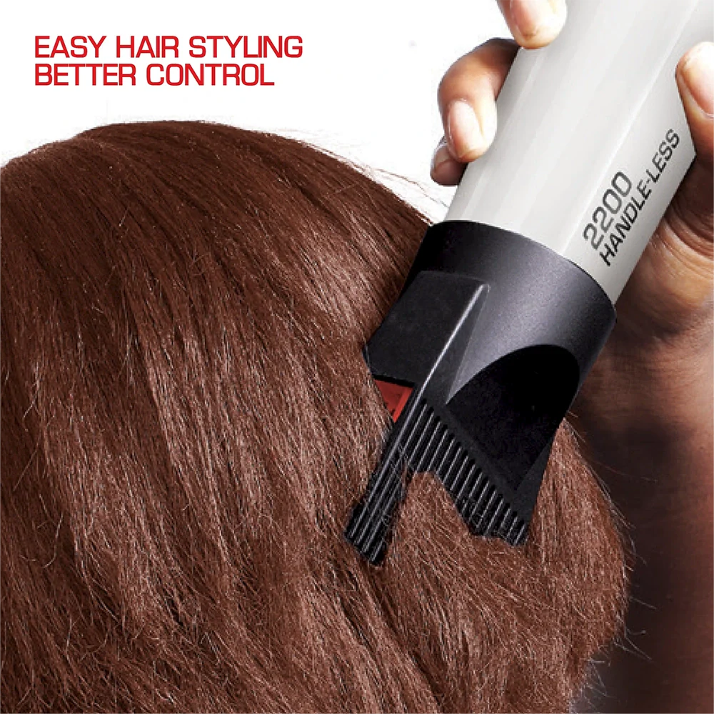RED by KISS Handle-Less 2200W Ceramic Tourmaline Hair Dryer, Frizz-Free Shine, Pik & Diffuser Included - Image 3