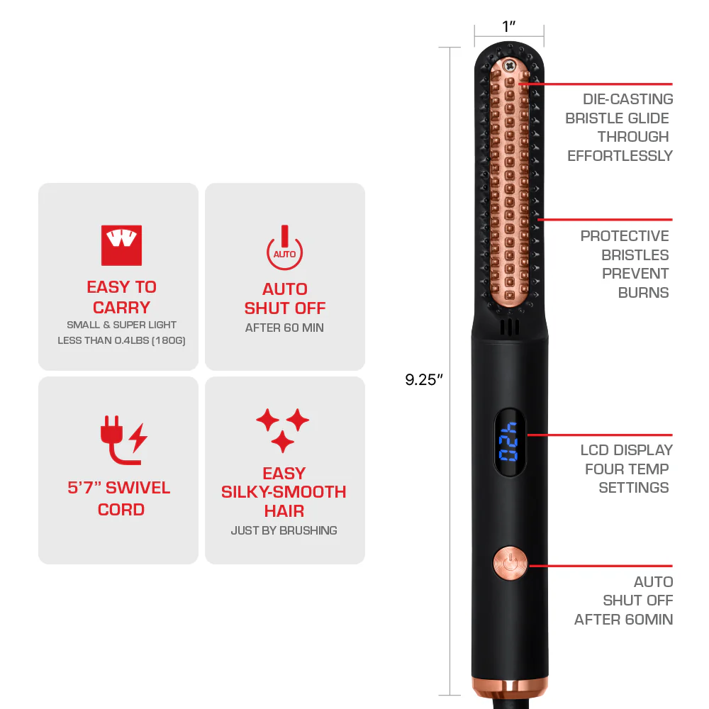 RED by KISS Heat Real Smoothing Brush - Image 4