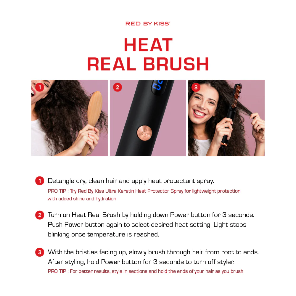 RED by KISS Heat Real Smoothing Brush - Image 5