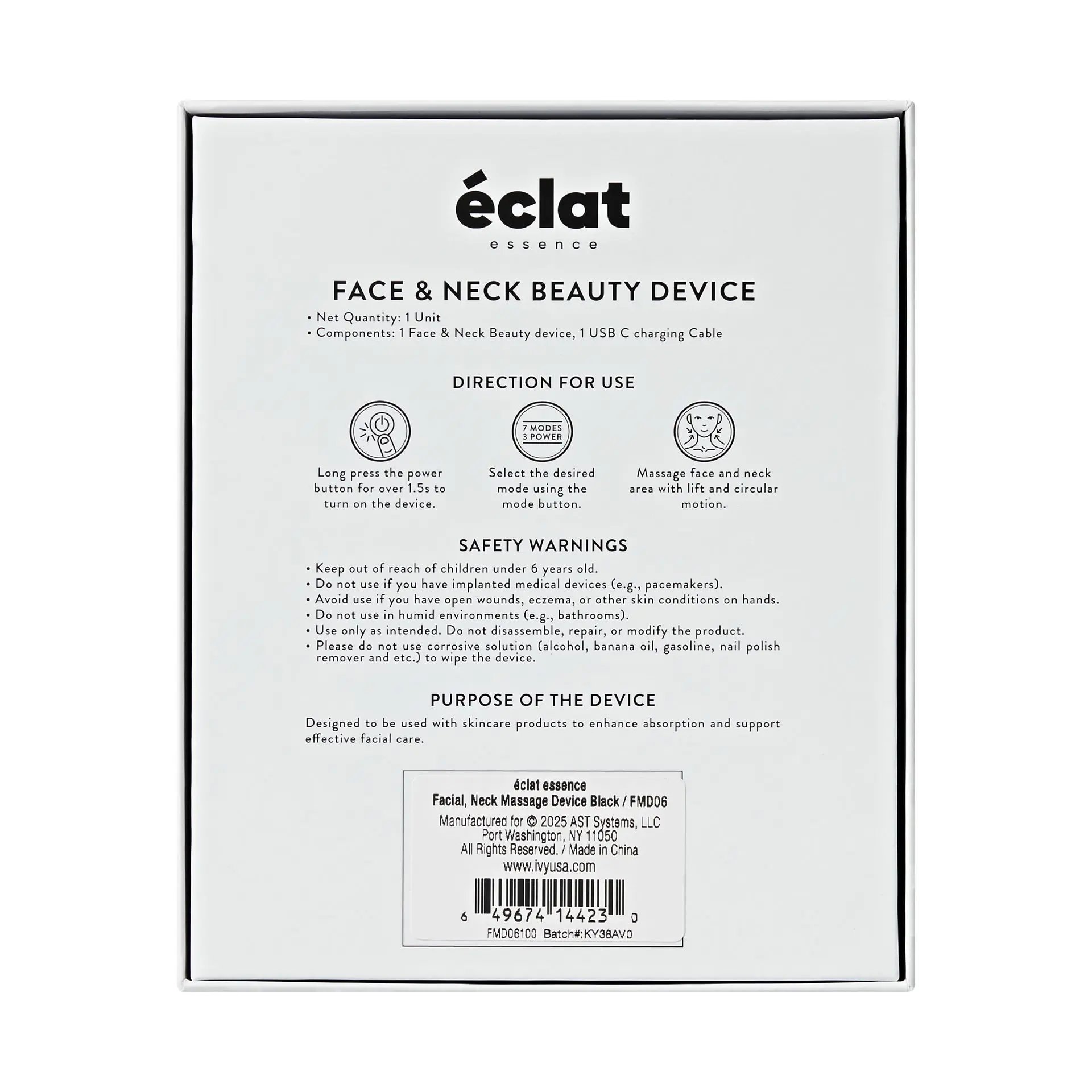 éclat Heated Face & Neck Massager with 7 LED Light Therapy – Sculpt, Lift & Illuminate - Image 24