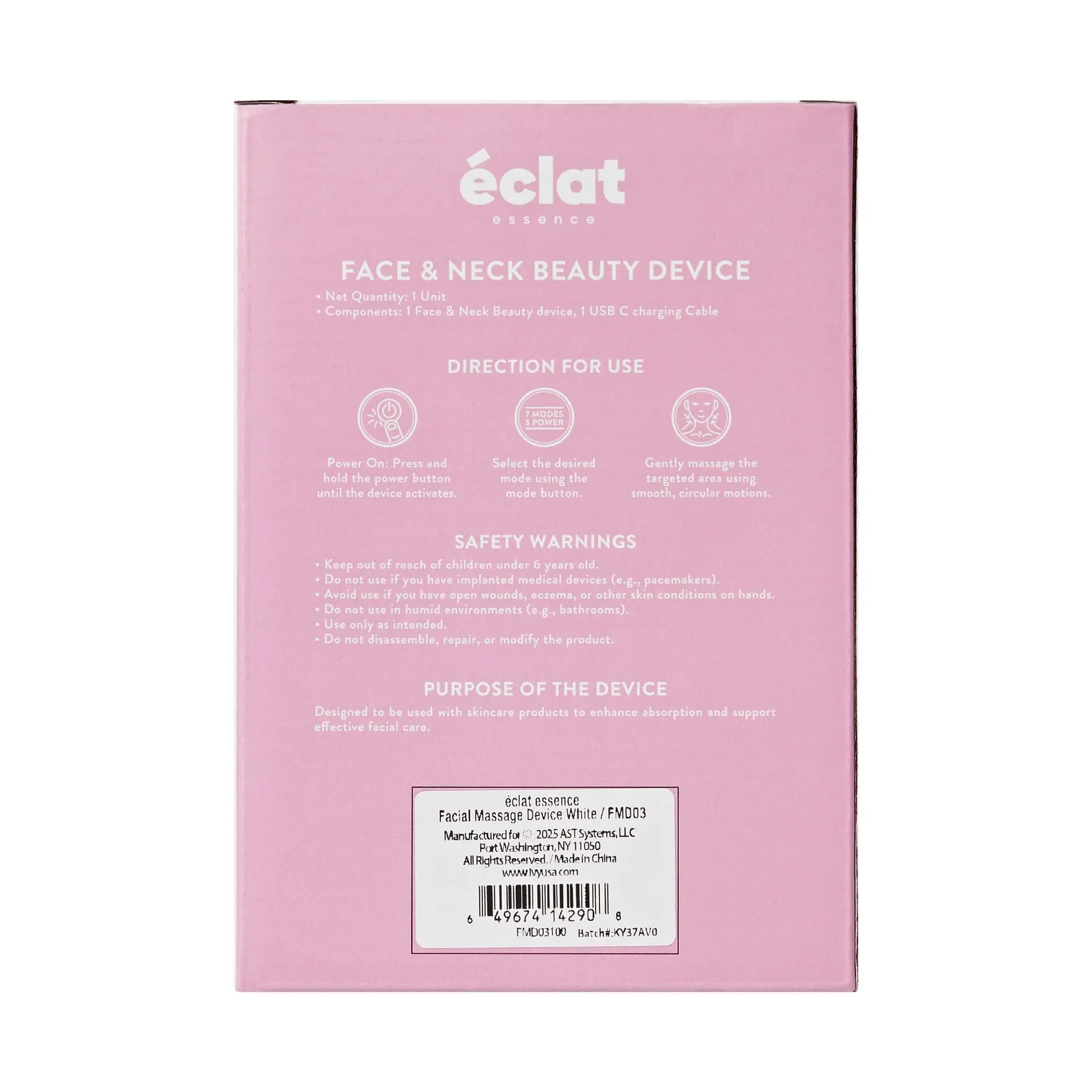 éclat Heated Facial Massager with 7 LED Light Therapy – Lift, Firm & Revive Your Skin - Image 12