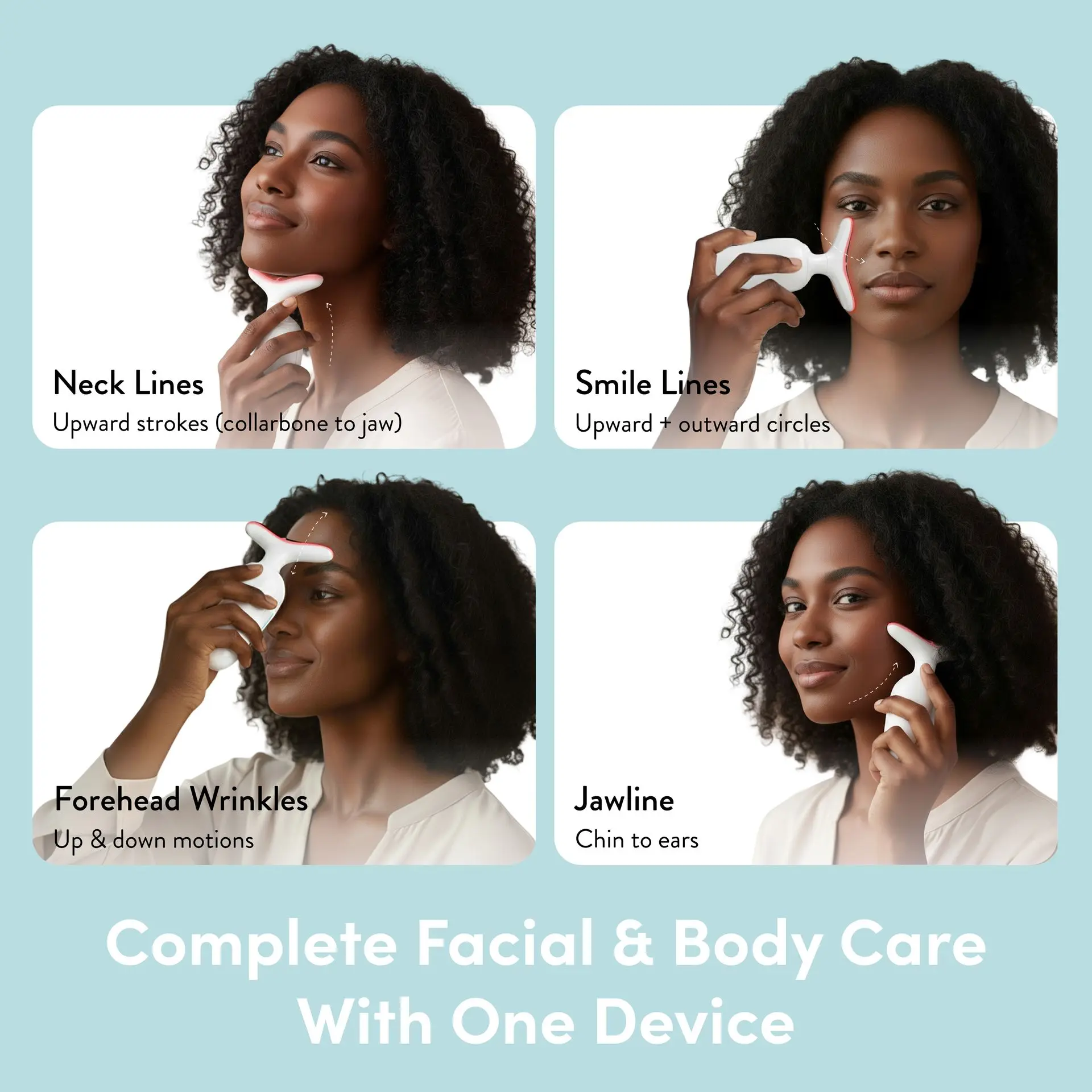 éclat Heated Facial Massager with 7 LED Light Therapy – Lift, Firm & Revive Your Skin - Image 3