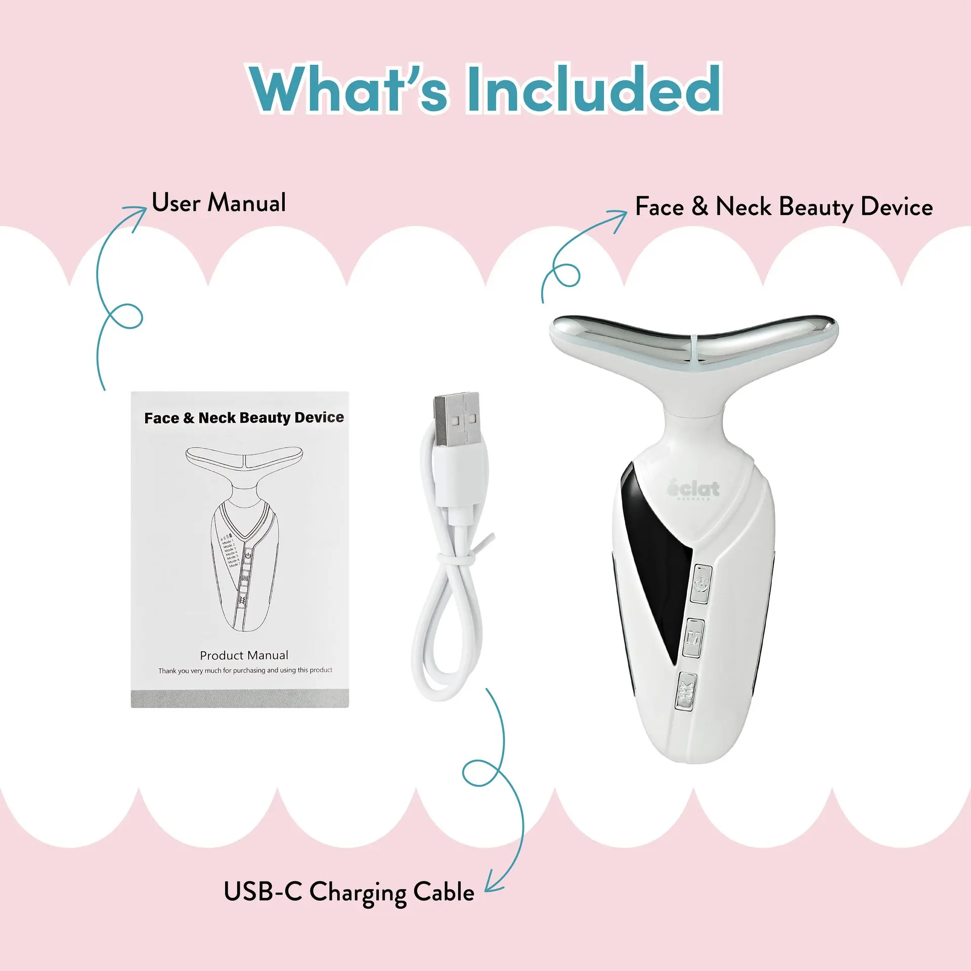 éclat Heated Facial Massager with 7 LED Light Therapy – Lift, Firm & Revive Your Skin - Image 7