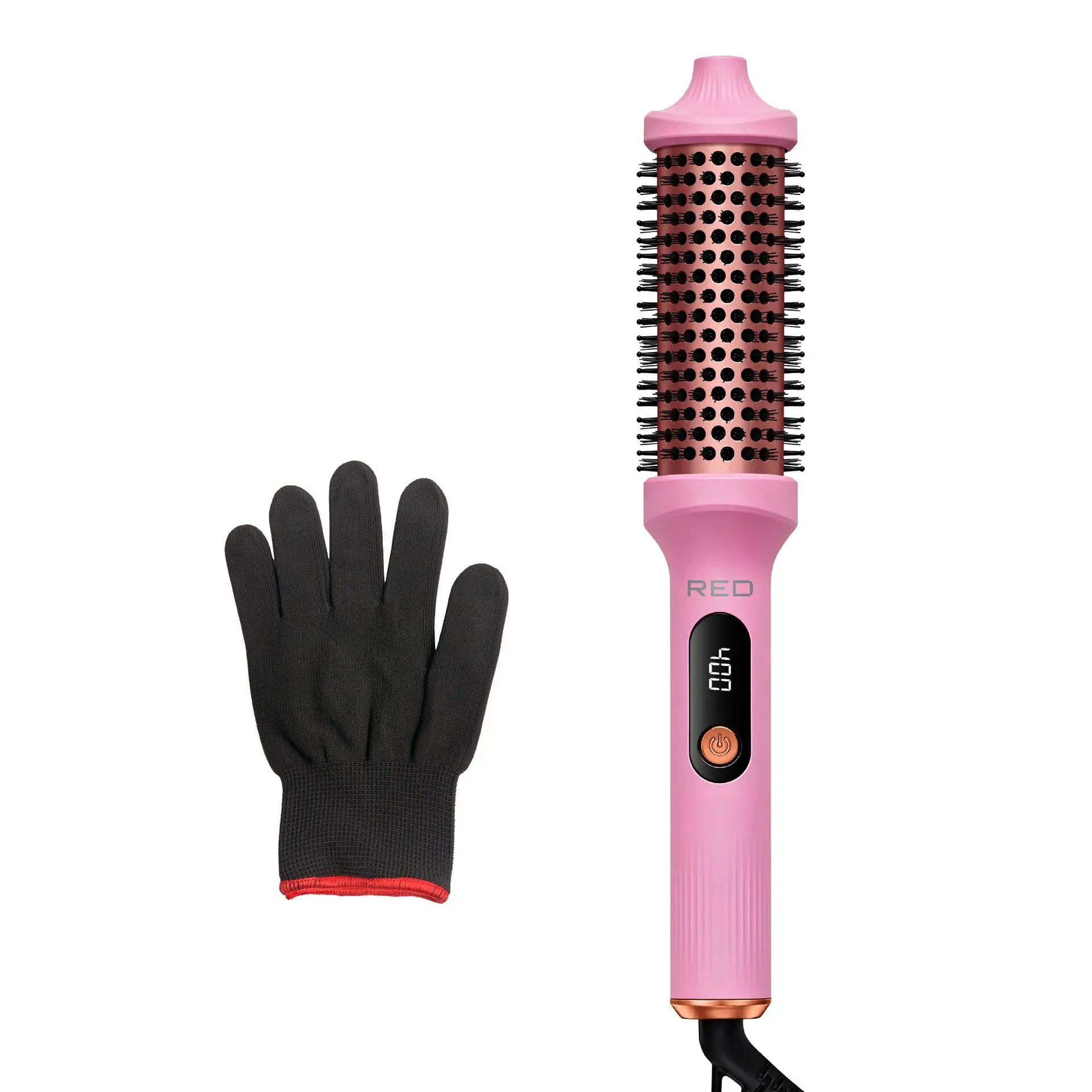 RED by KISS Heated Roll Brush 2 in 1 Curling Iron & Volumizing Hair Brush - Image 7