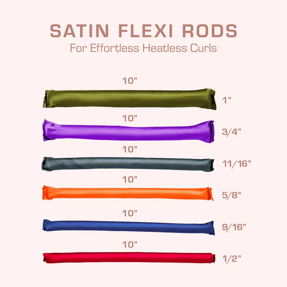 RED by KISS Heatless Curling Silky Satin Flexi Rods - Image 4
