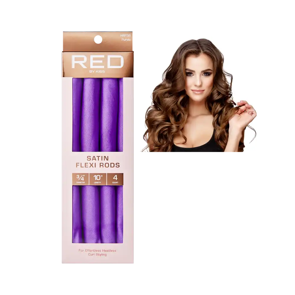 RED by KISS Heatless Curling Silky Satin Flexi Rods - Image 40