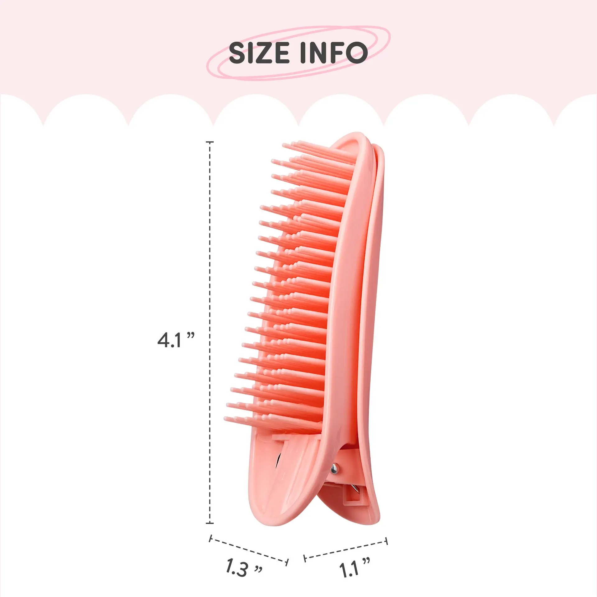 éclat 2pcs Hair Root Volumizing Clip Set - Heatless Volume Styling Tool for Bangs & Crown - Image 5