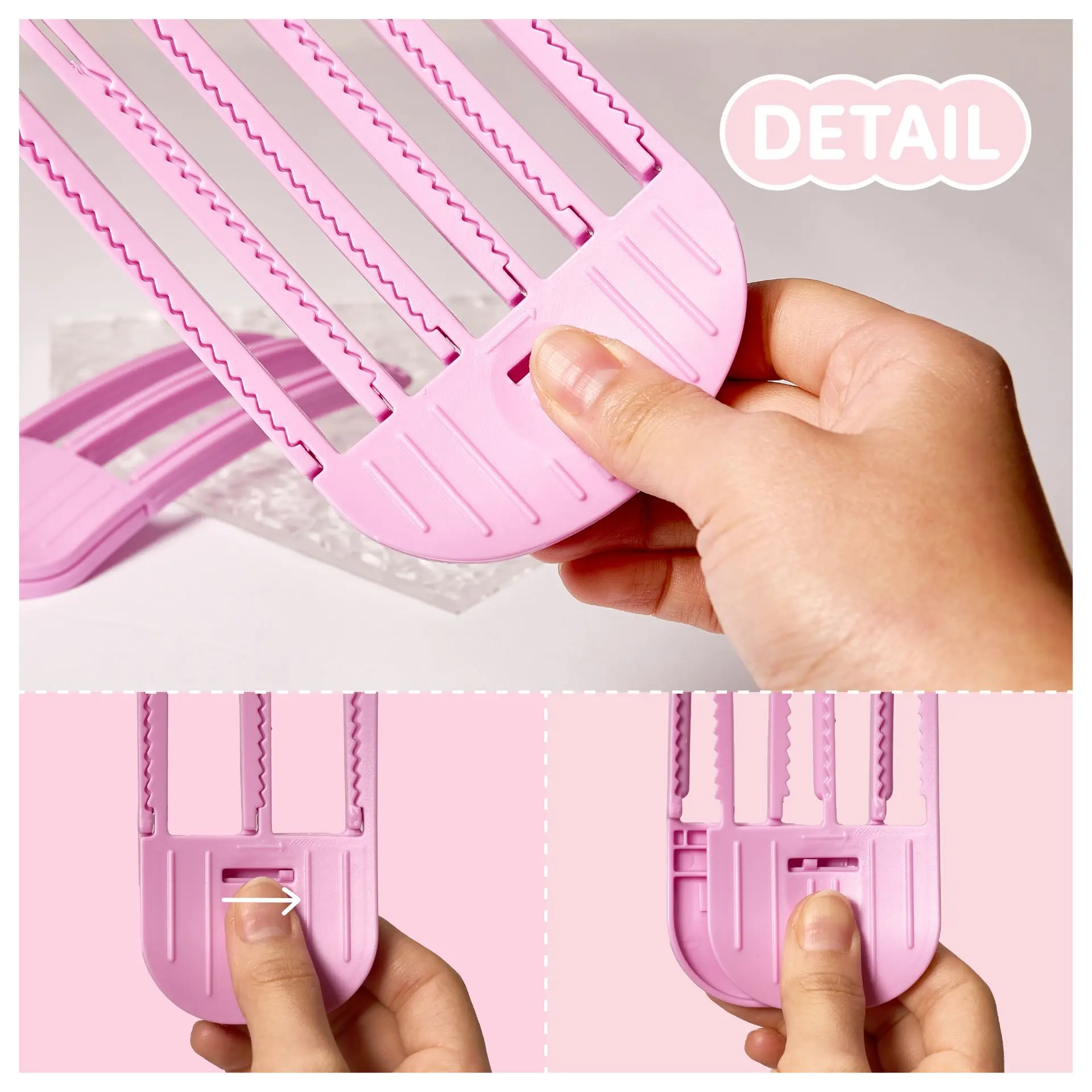 éclat Heatless Volumizing Hair Root Booster Clips - 2pcs Set - Image 3