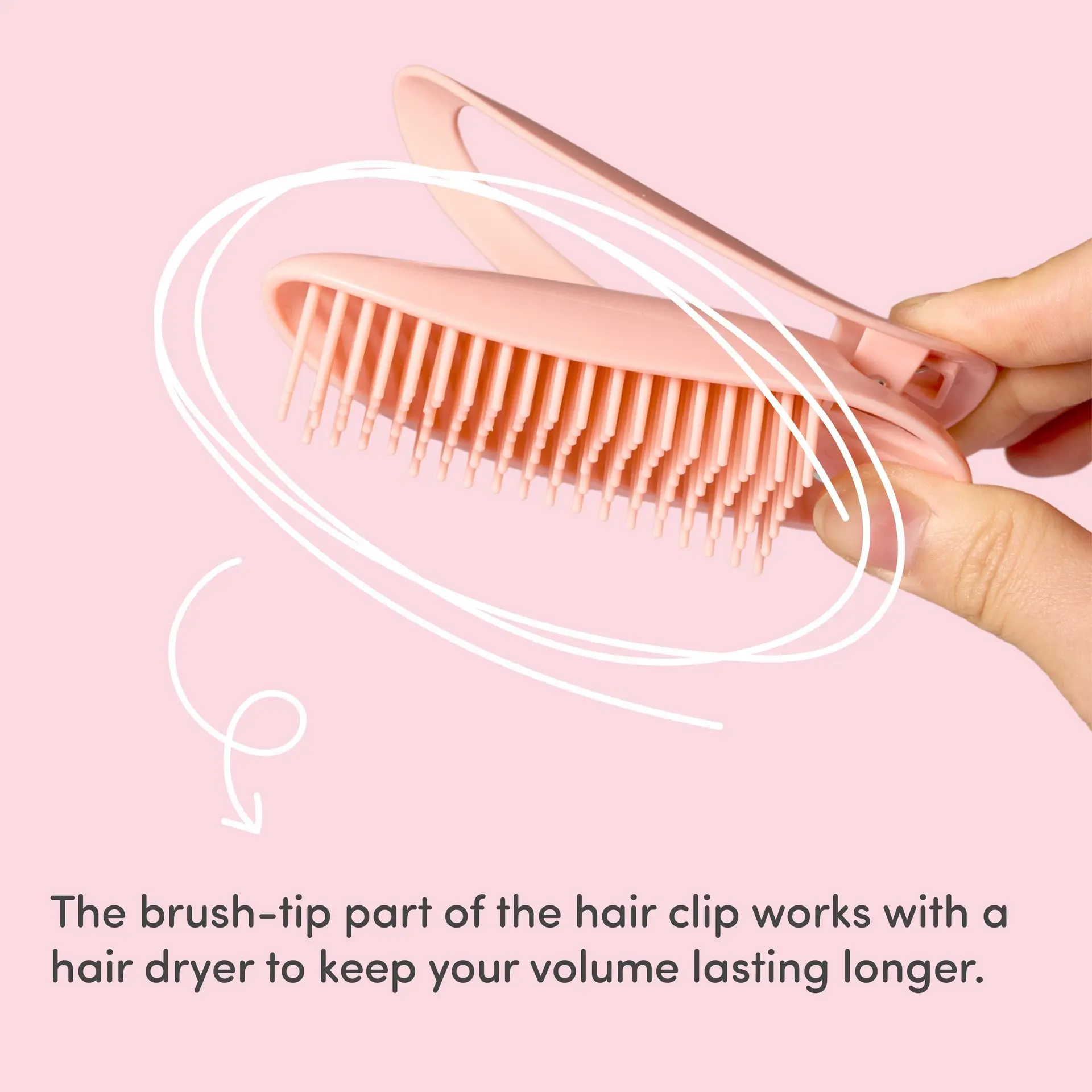 éclat 2pcs Hair Root Volumizing Clip Set - Heatless Volume Styling Tool for Bangs & Crown - Image 3