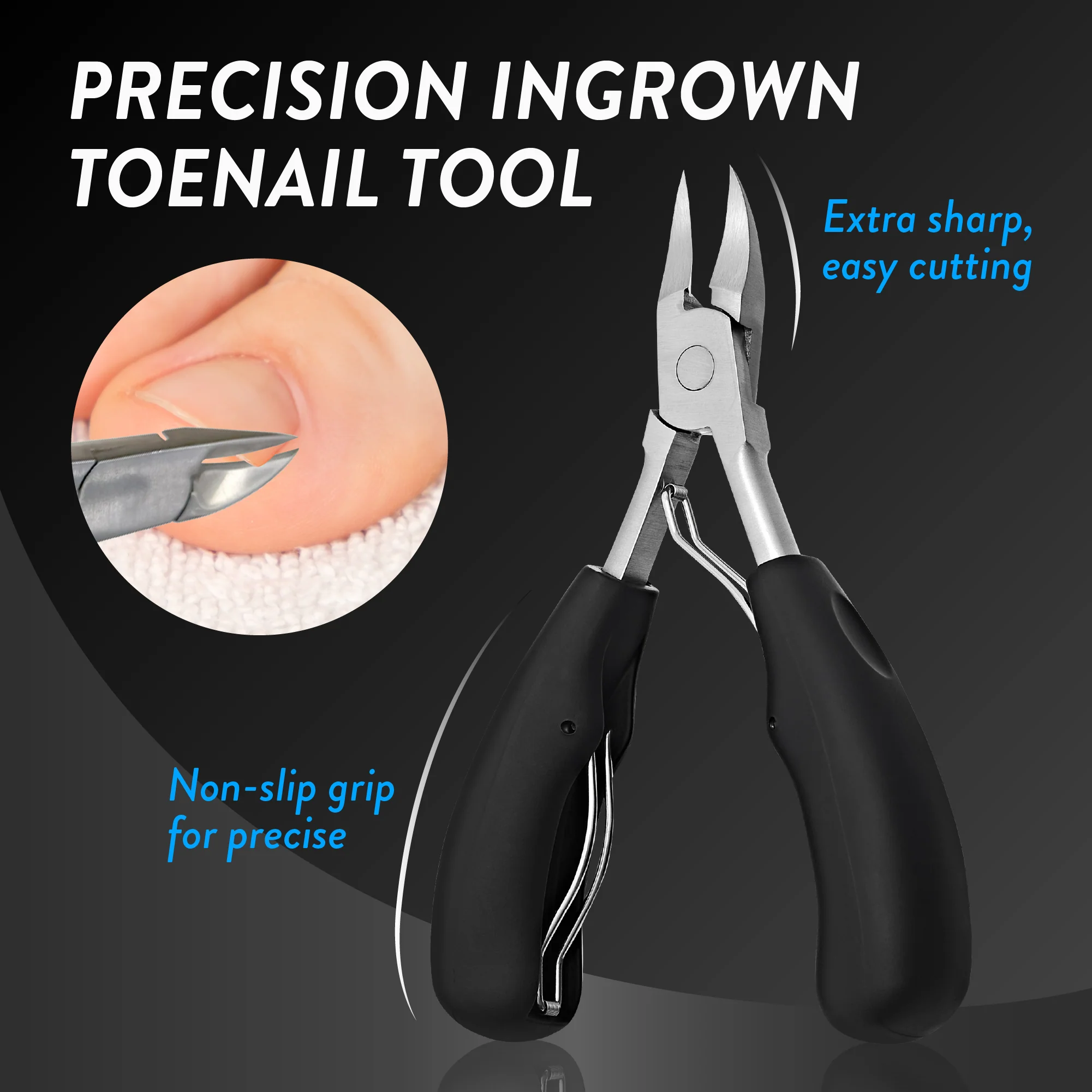 MAVIE Heavy Duty Ingrown Toenail Clippers for Seniors & Thick Nails - Image 10