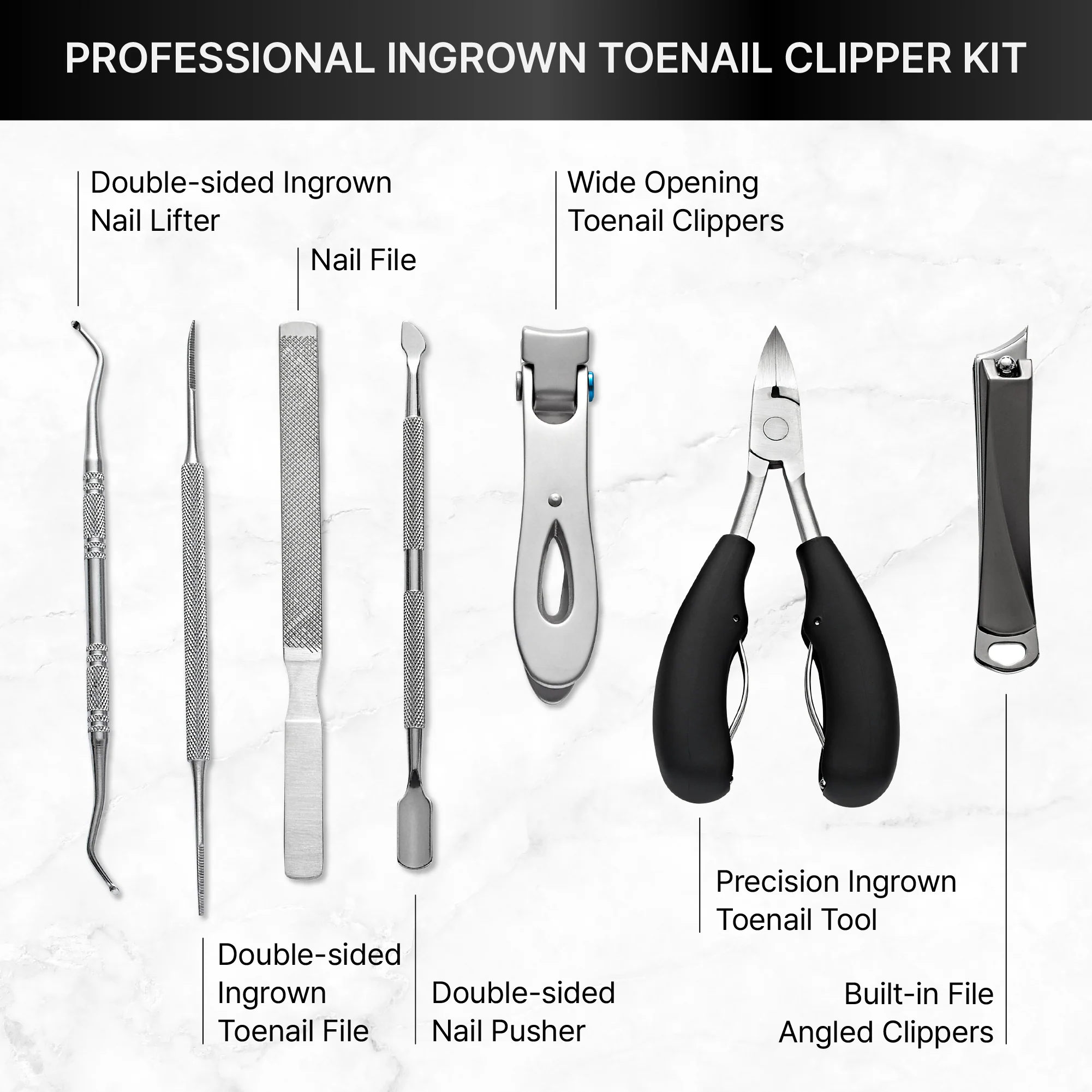 MAVIE Heavy Duty Ingrown Toenail Clippers for Seniors & Thick Nails - Image 14