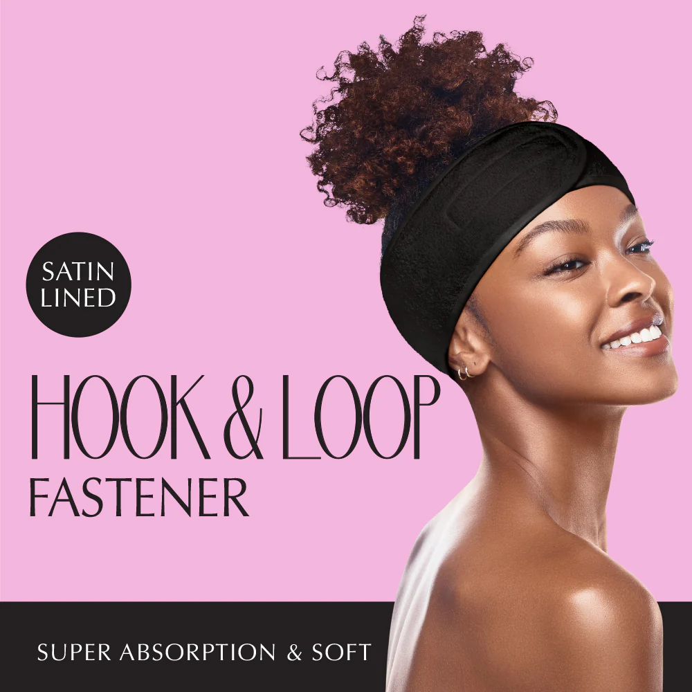 RED by KISS Hook and Loop Fastener Spa Headband - Image 12