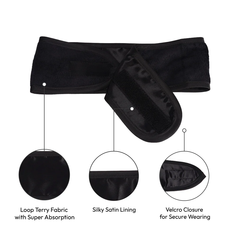 RED by KISS Hook and Loop Fastener Spa Headband - Image 13