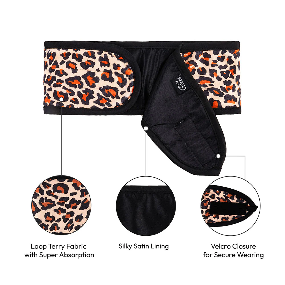 RED by KISS Hook and Loop Fastener Spa Headband - Image 5