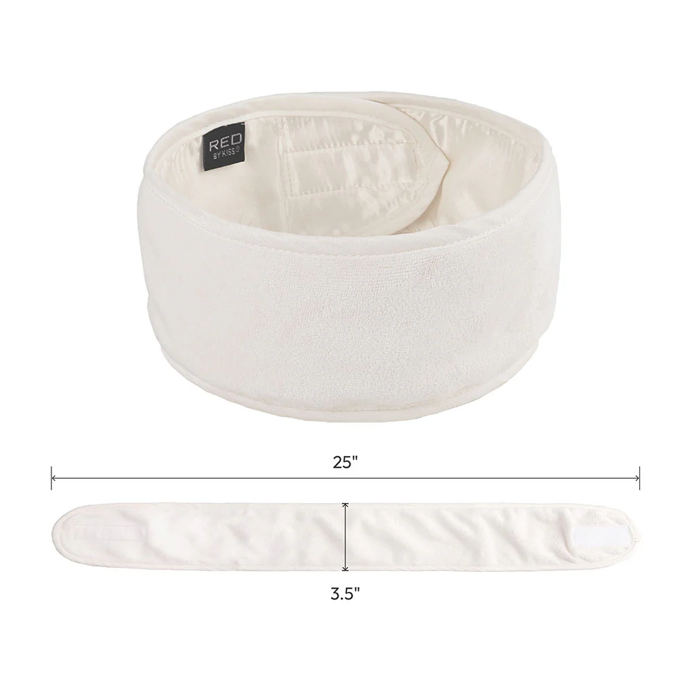 RED by KISS Hook and Loop Fastener Spa Headband - Image 8