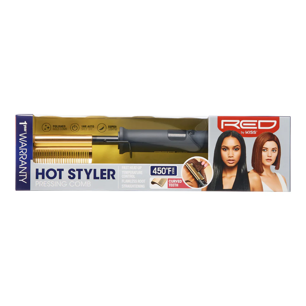 RED by KISS Hot Styler Pressing Comb - Image 12