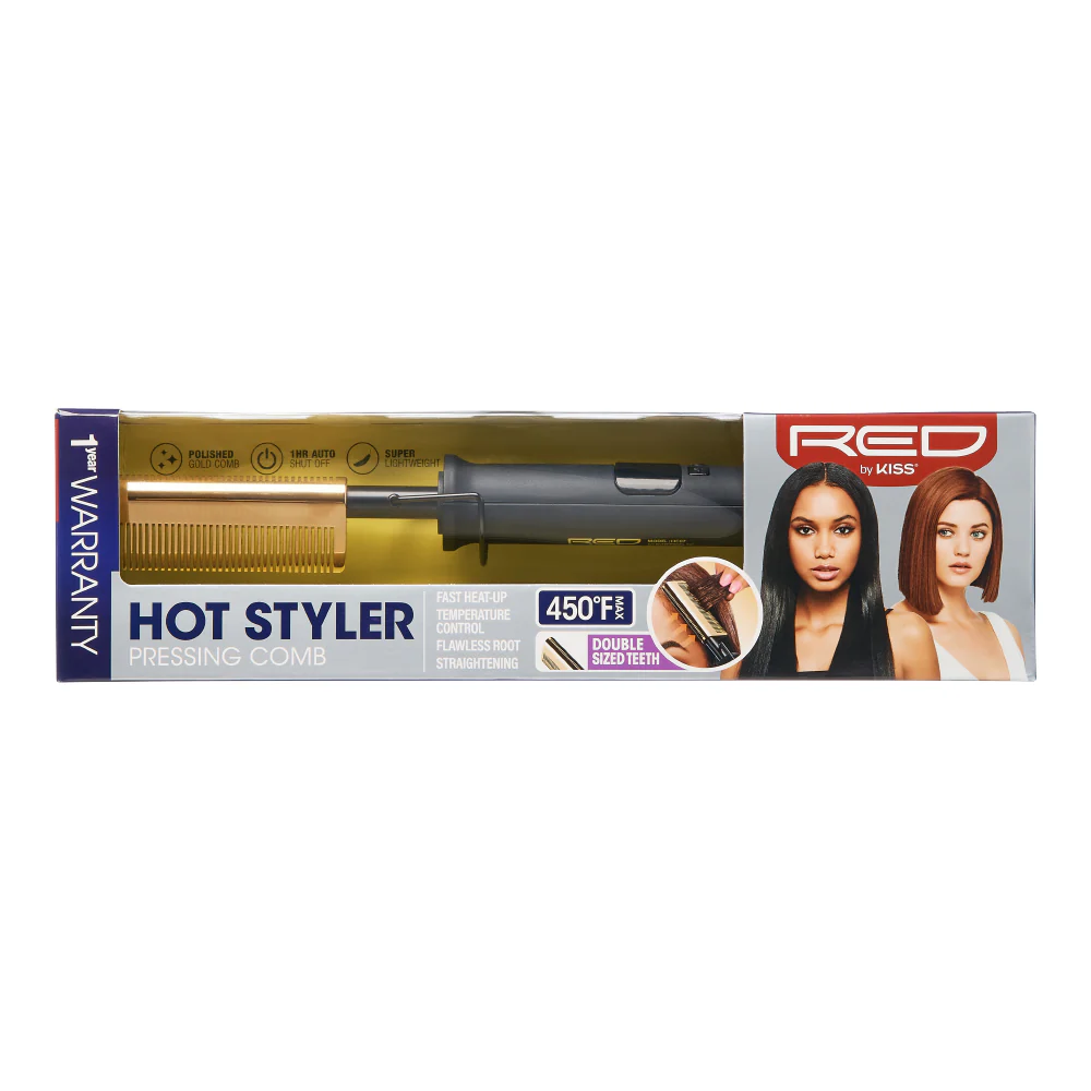 RED by KISS Hot Styler Pressing Comb - Image 18