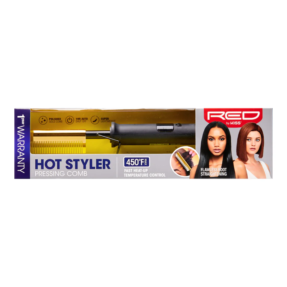 RED by KISS Hot Styler Pressing Comb - Image 6