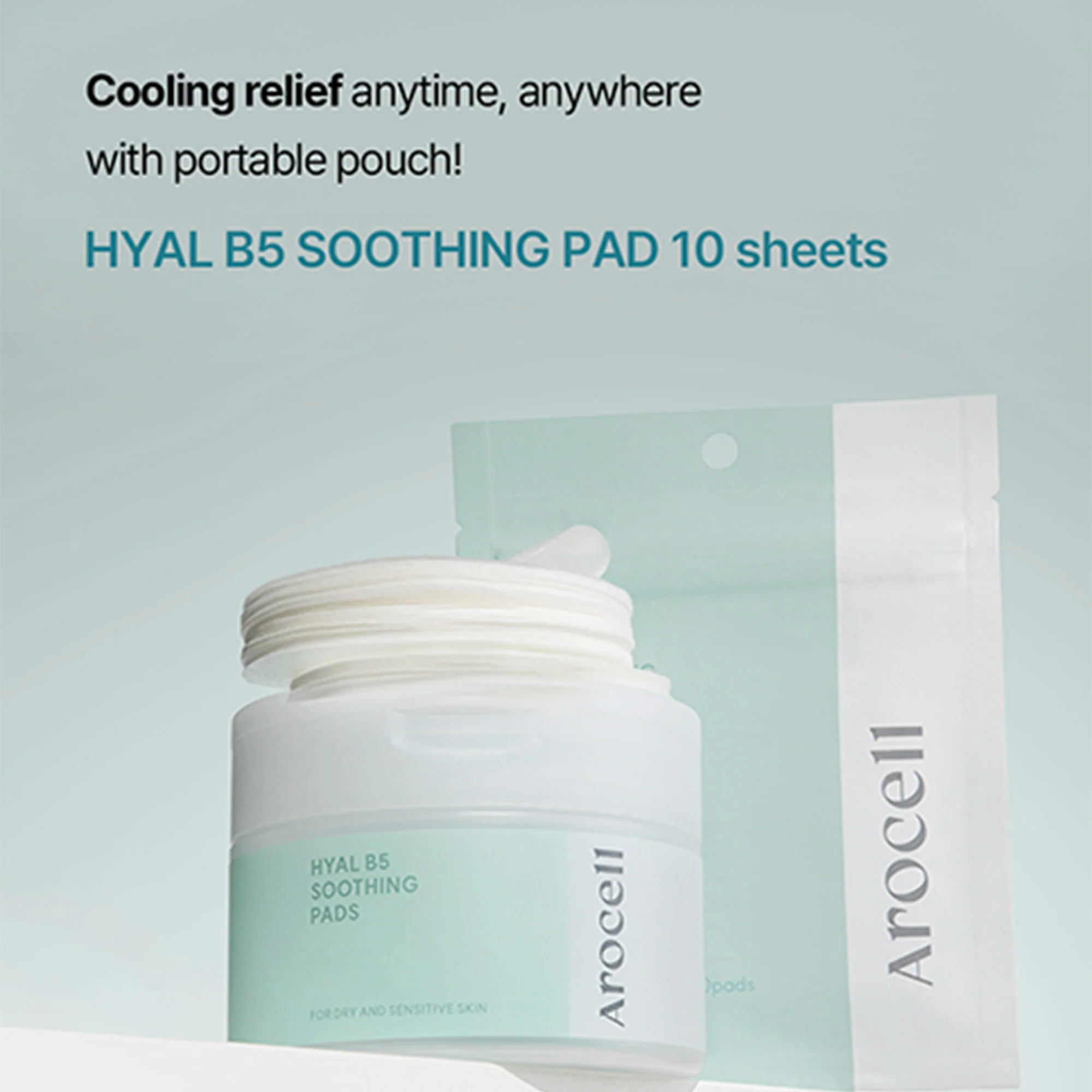 Arocell Hyal B5 Soothing Pads – Cooling Relief Jelly Pads with Hyaluronic Acid & Panthenol - Image 11