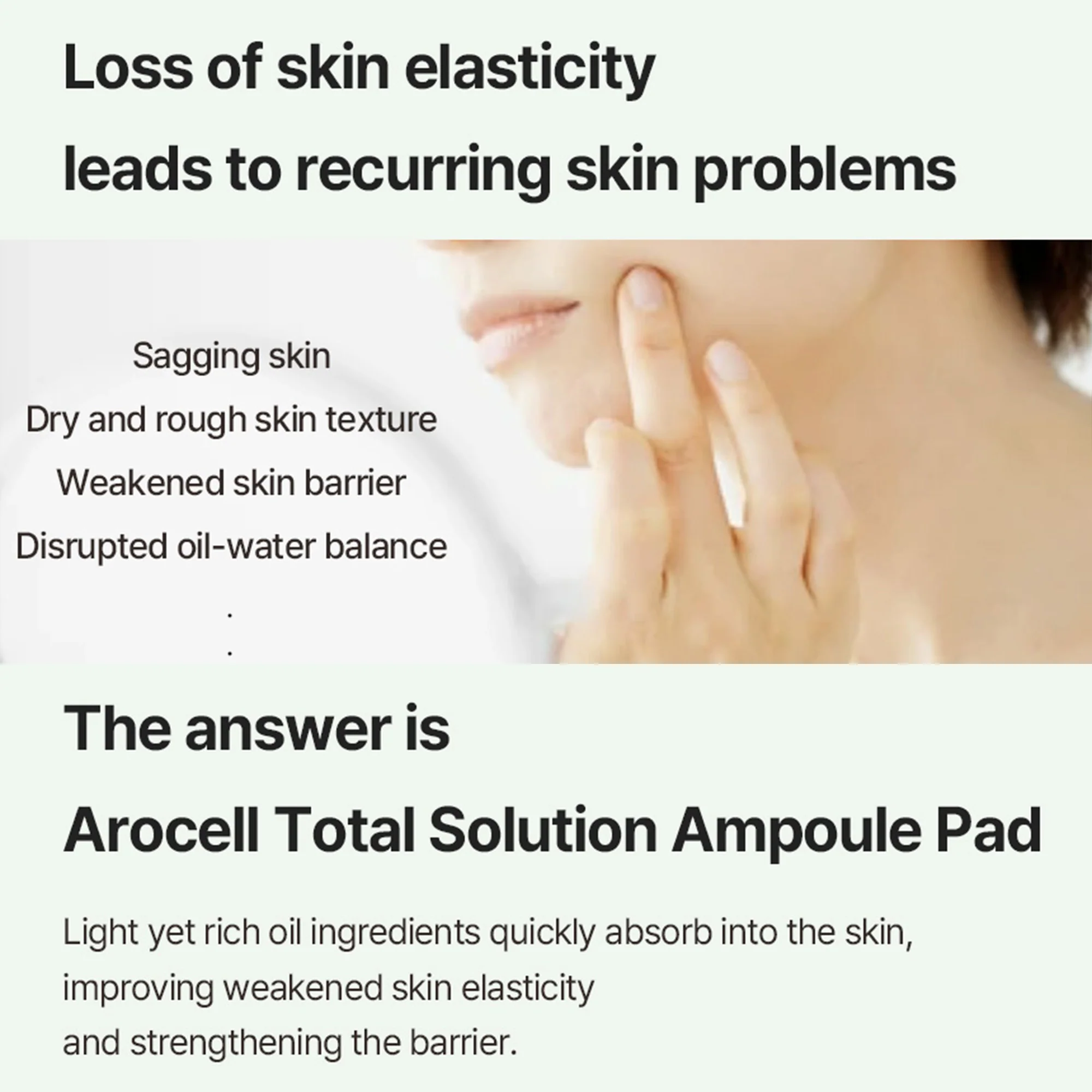 Arocell Hyaluronic Acid Korean Toner Pad – Total Solution Ampoule Pad for Deep Hydration - Image 5