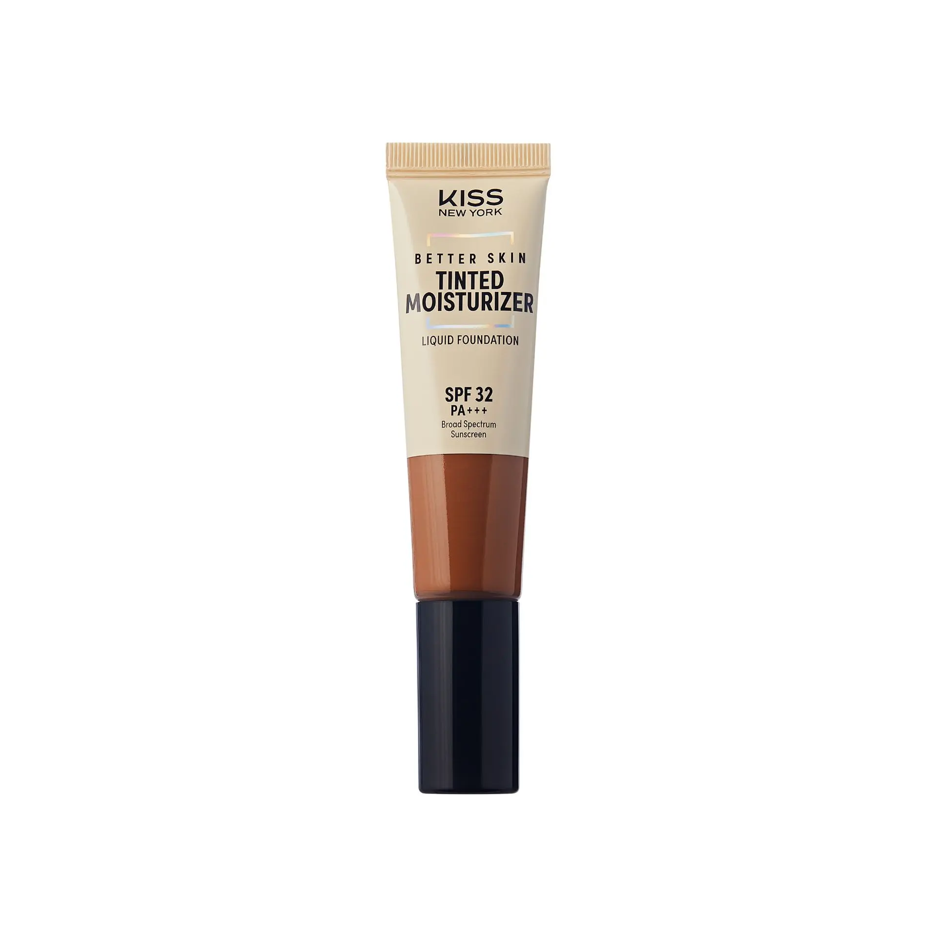 Kiss New York Hydrating Tinted Moisturizer SPF 32 PA+++ Buildable Coverage for Deep Skin Tones, 12H Wear - Image 44