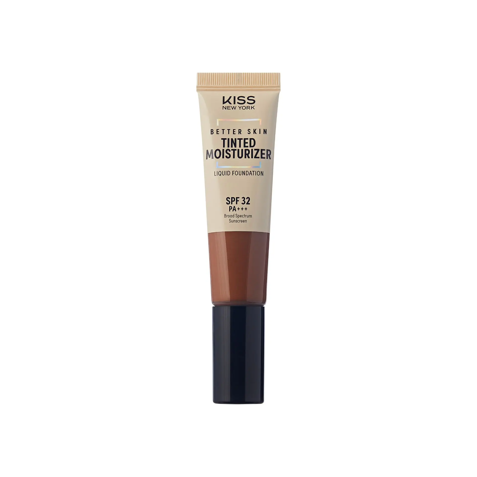 Kiss New York Hydrating Tinted Moisturizer SPF 32 PA+++ Buildable Coverage for Deep Skin Tones, 12H Wear - Image 45