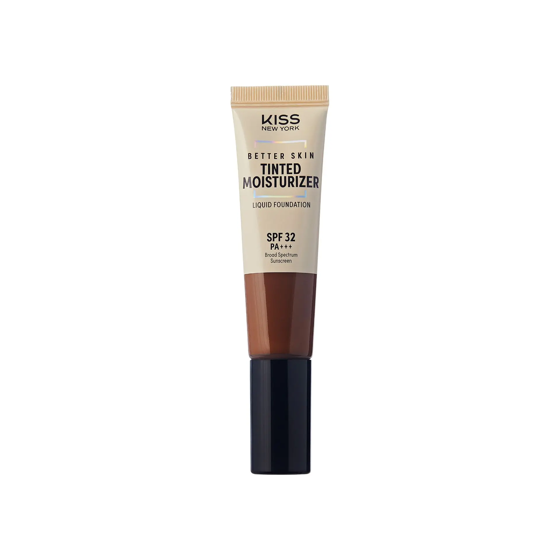 Kiss New York Hydrating Tinted Moisturizer SPF 32 PA+++ Buildable Coverage for Deep Skin Tones, 12H Wear - Image 46