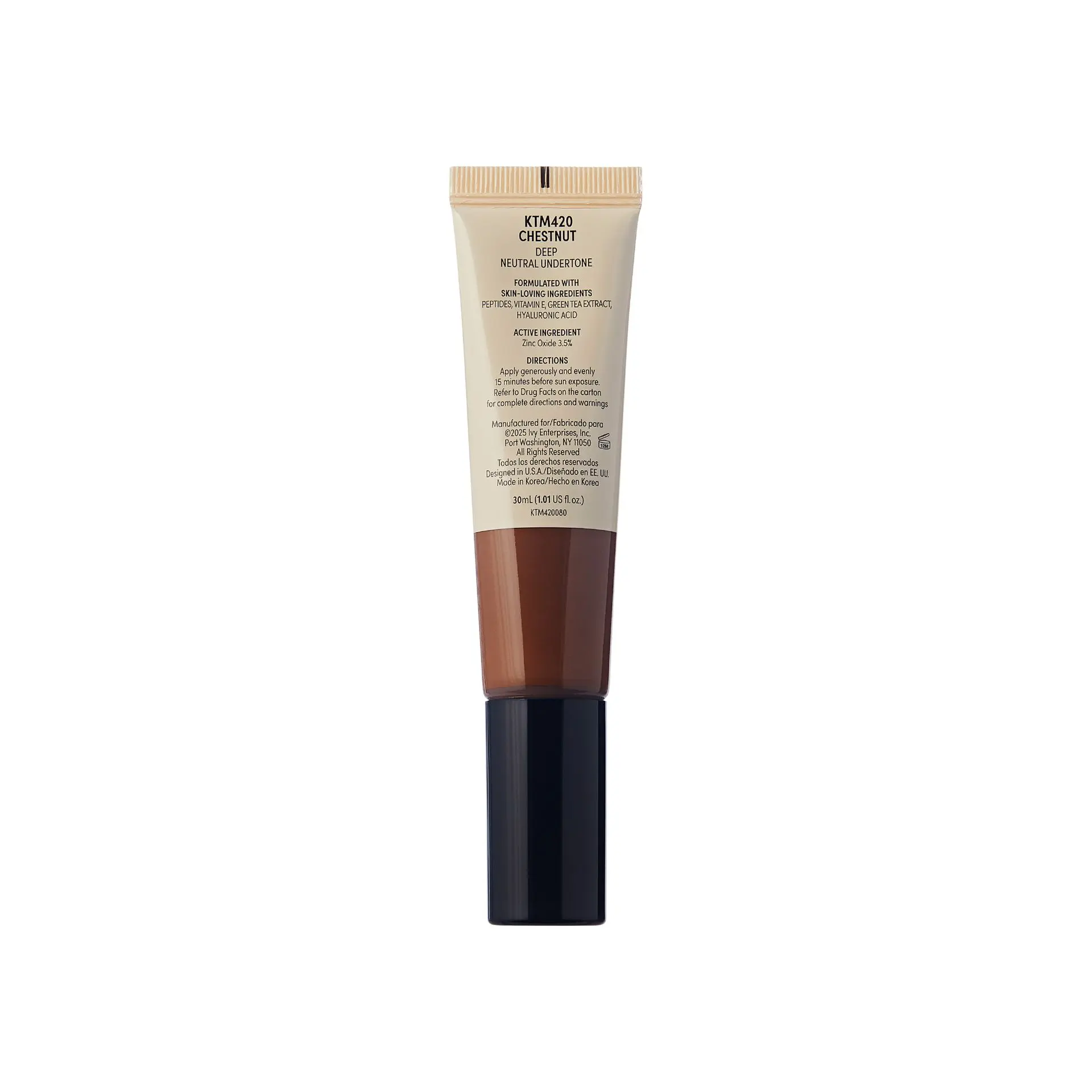 Kiss New York Hydrating Tinted Moisturizer SPF 32 PA+++ Buildable Coverage for Deep Skin Tones, 12H Wear - Image 51