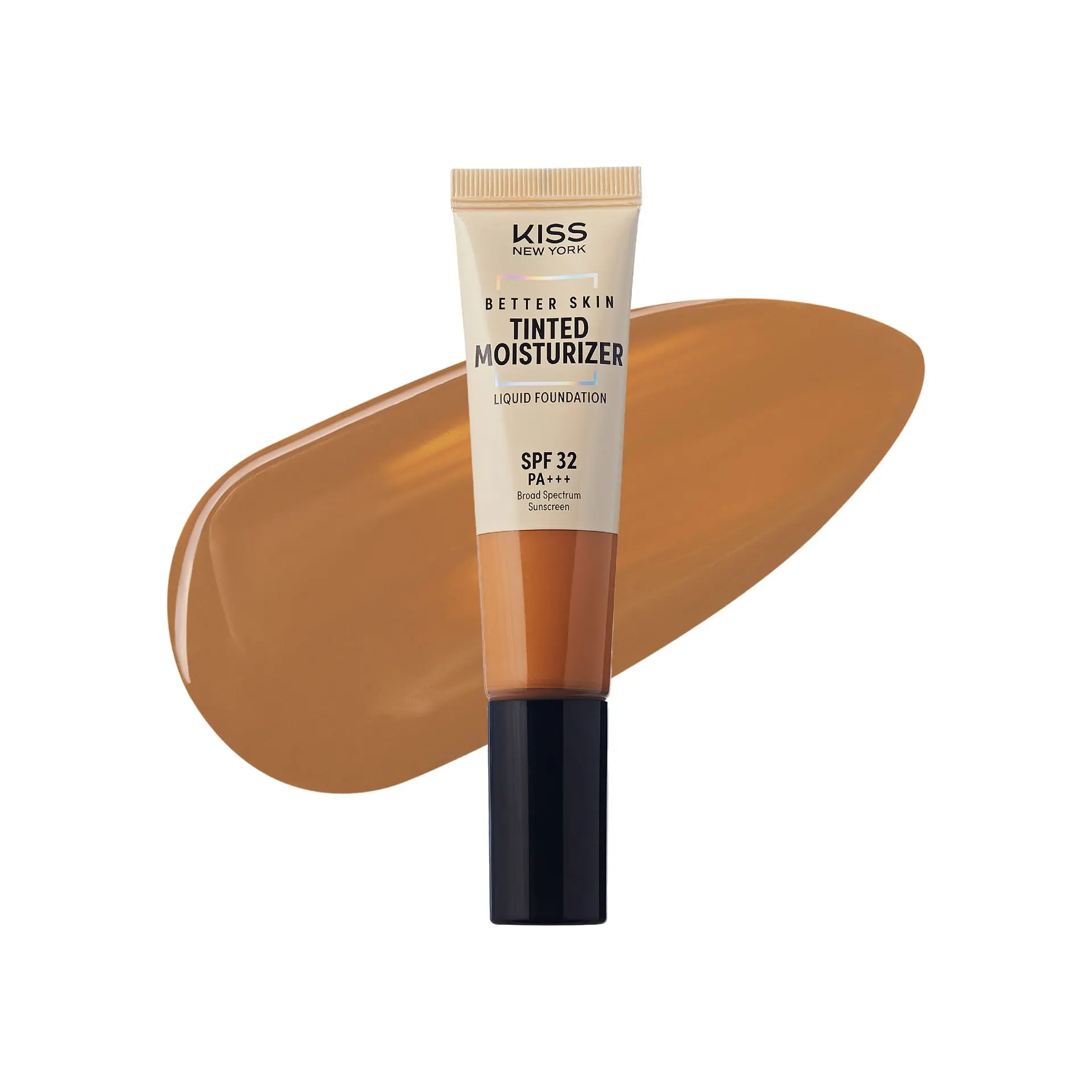 Kiss New York Hydrating Tinted Moisturizer SPF 32 PA+++ Buildable Coverage for Deep Skin Tones, 12H Wear - Image 52