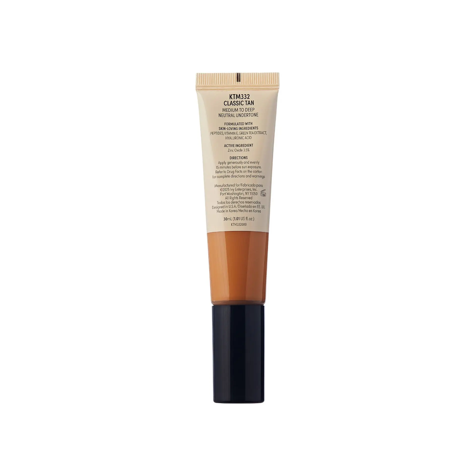 Kiss New York Hydrating Tinted Moisturizer SPF 32 PA+++ Buildable Coverage for Deep Skin Tones, 12H Wear - Image 61