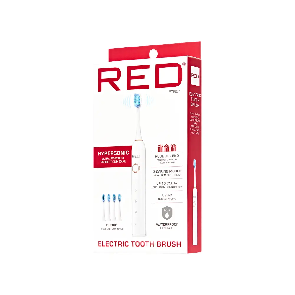 RED by KISS Hypersonic Sonic Electric Toothbrush – Waterproof Design with 75-Day Battery Life - Image 29