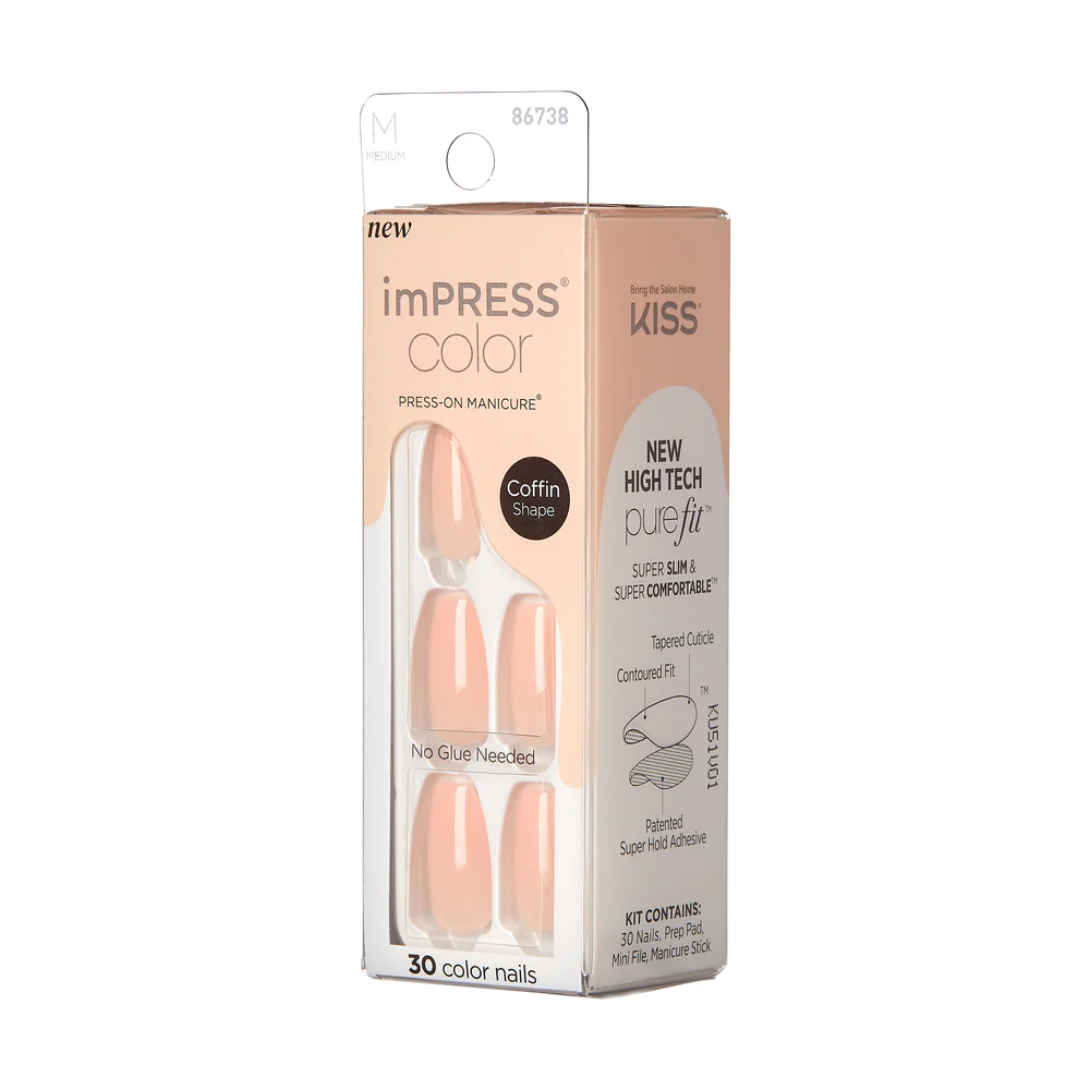 KISS imPRESS Color Press On Nails - Bubble Kiss - Image 3