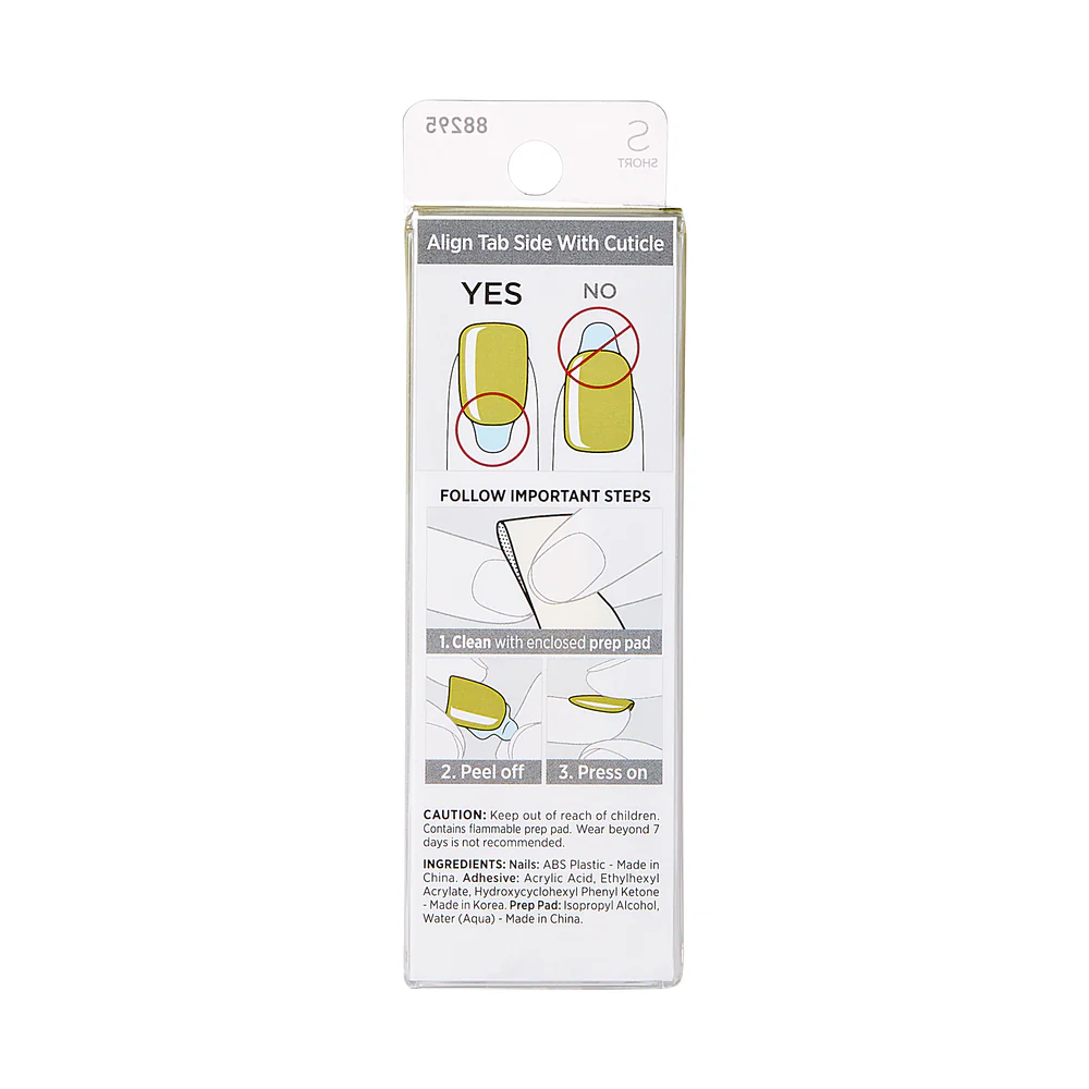 KISS imPRESS Color Press On Nails - Green Juice - Image 6