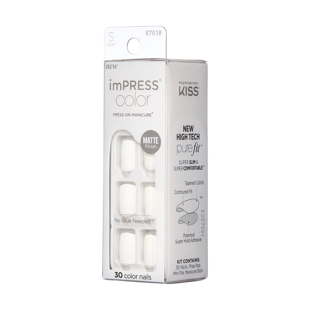KISS imPRESS Color Press On Nails Matte - Brie - Image 4