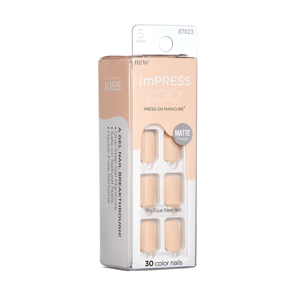 KISS imPRESS Color Press On Nails Matte - Perfect Timing - Image 4
