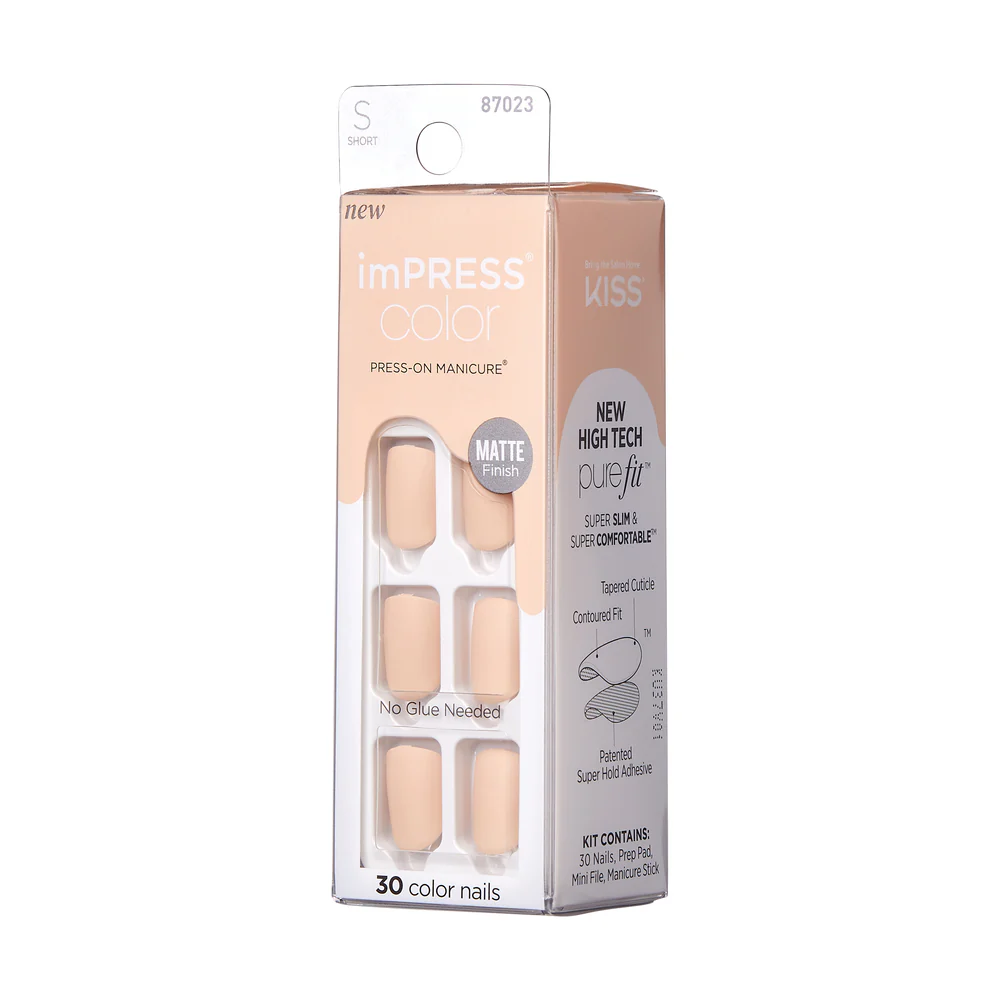 KISS imPRESS Color Press On Nails Matte - Perfect Timing - Image 5