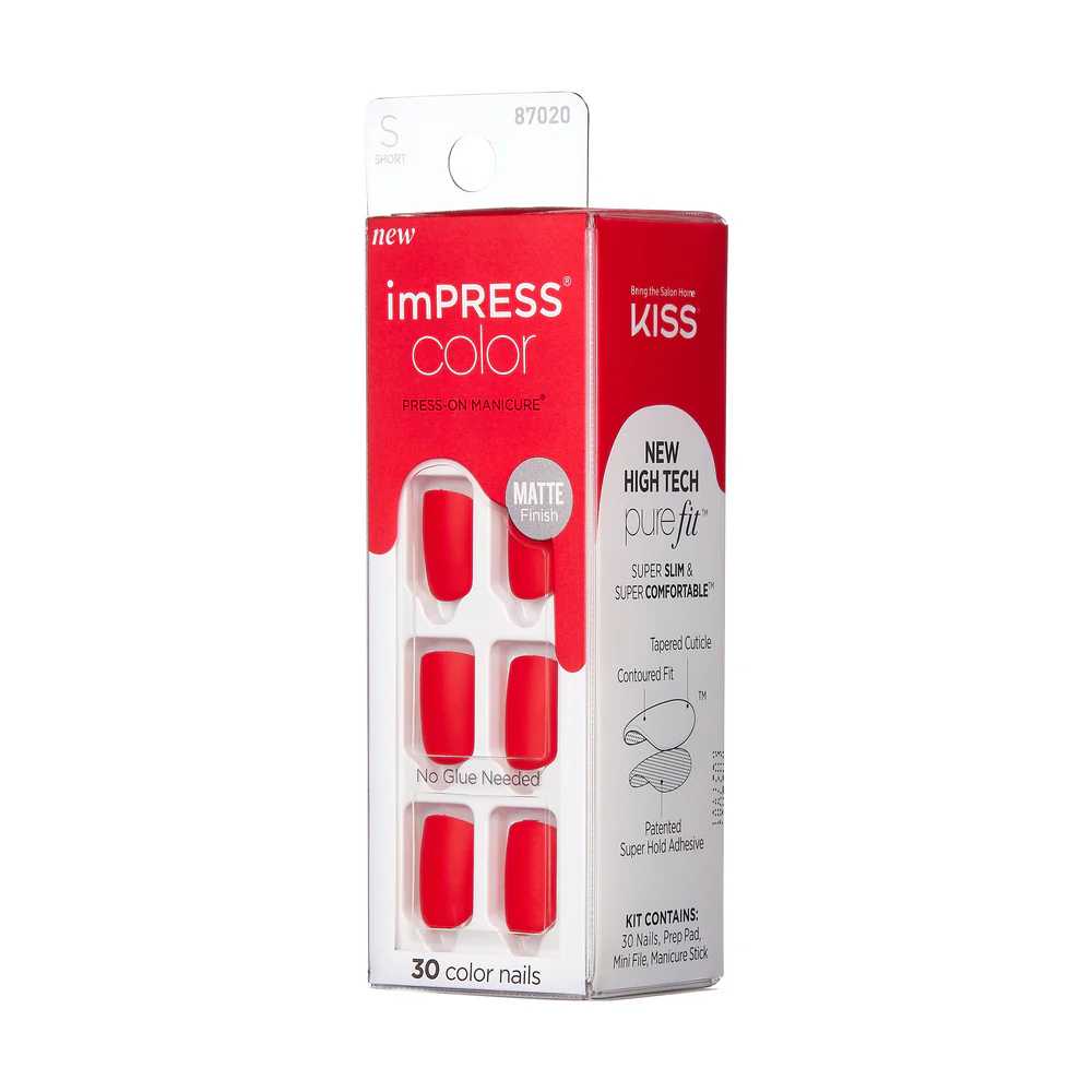 KISS imPRESS Color Press On Nails Matte - Rising Sun - Image 4