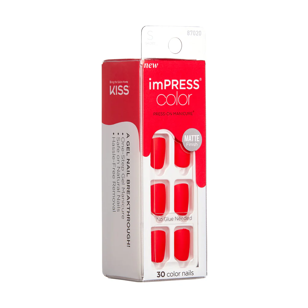 KISS imPRESS Color Press On Nails Matte - Rising Sun - Image 5