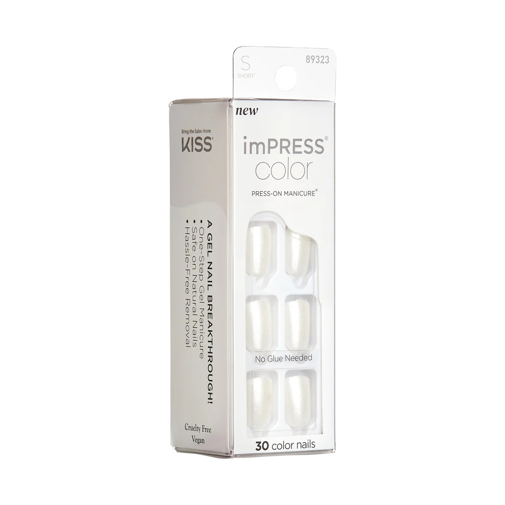 KISS imPRESS Color Press On Nails - Pearlfection - Image 5