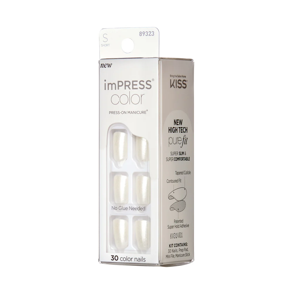 KISS imPRESS Color Press On Nails - Pearlfection - Image 6