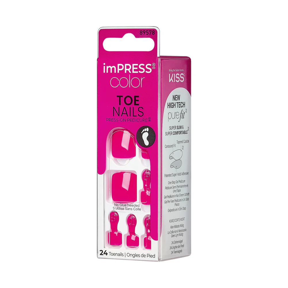 KISS imPRESS Color Toe Nails - Almost There - Image 6